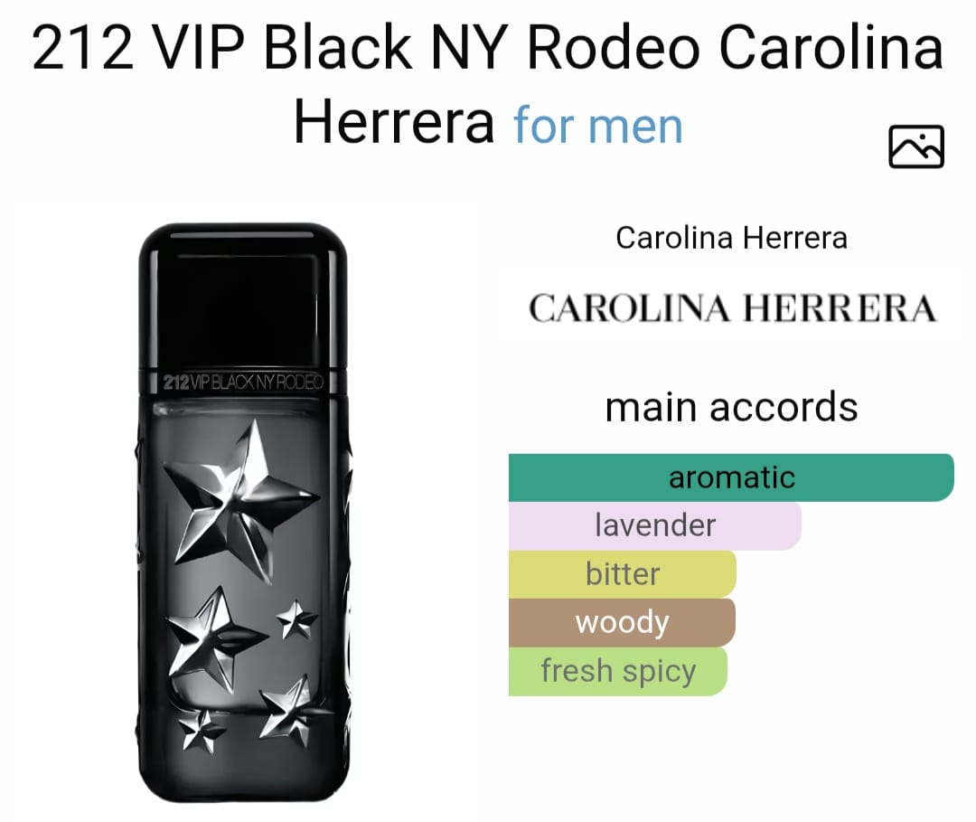 C*rolinaa H*rreraa 212 V*P Black NYC Ro*eo Limited Edition EDP
