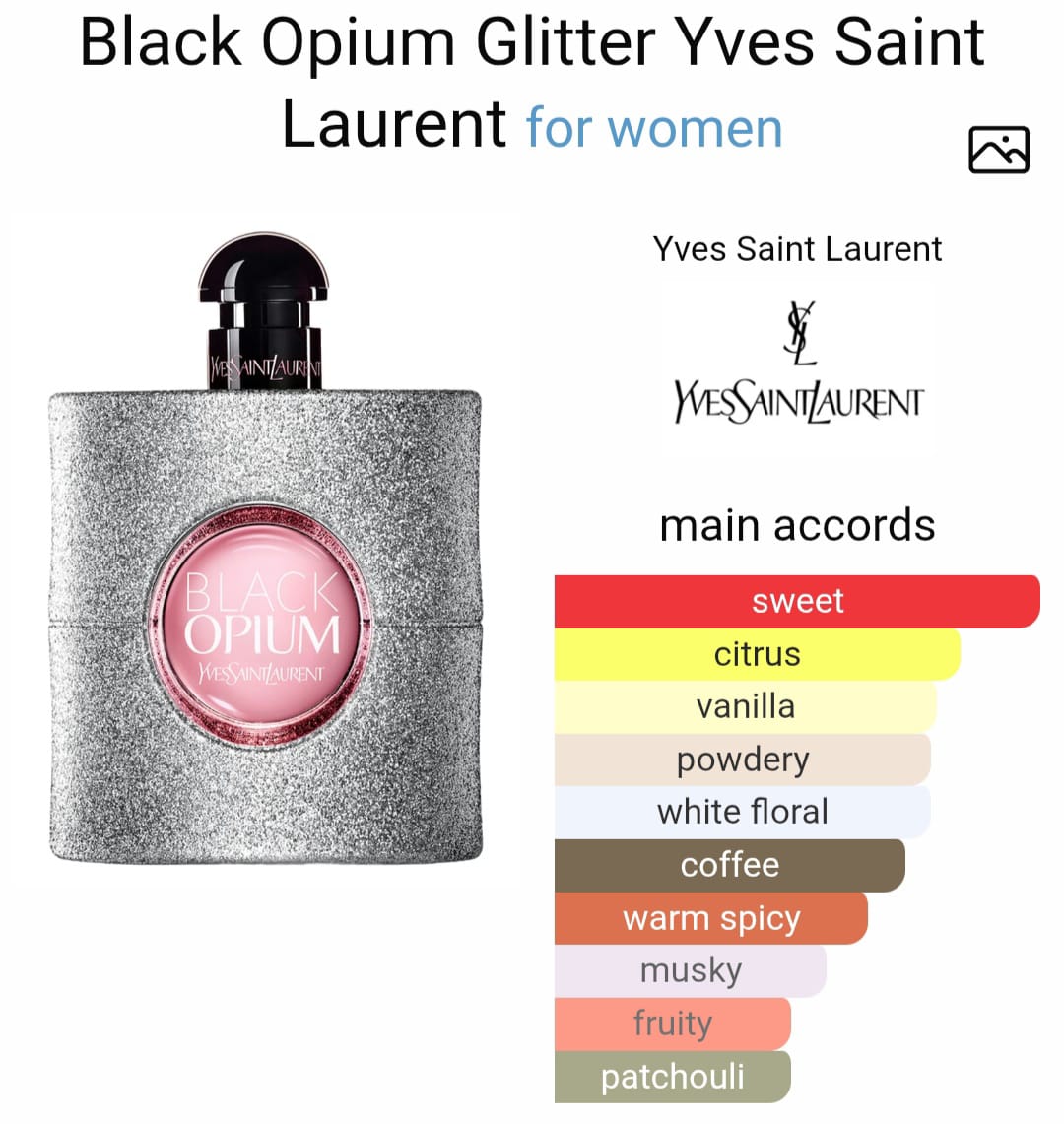 Yv*s S*int La*rentt Black O*ium Glitter EDP