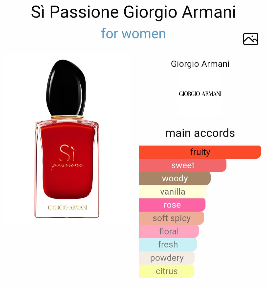 G*orgiio Ar*anii Si Pa*sion EDP