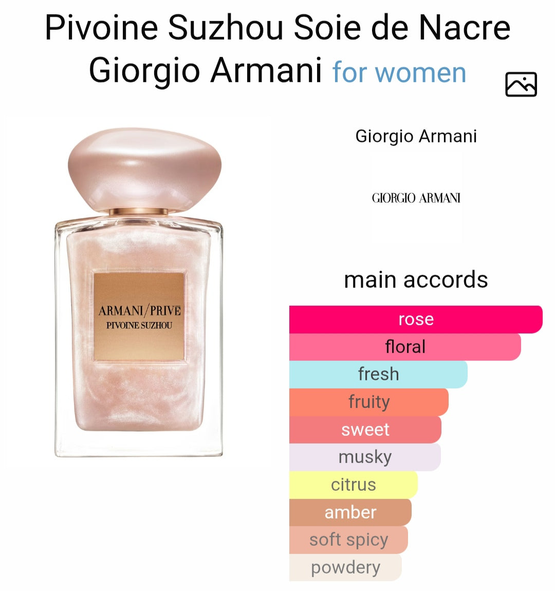 Ar*aani Pr*ve P*voine S*zhouu S*ie de Nac*ee EDT