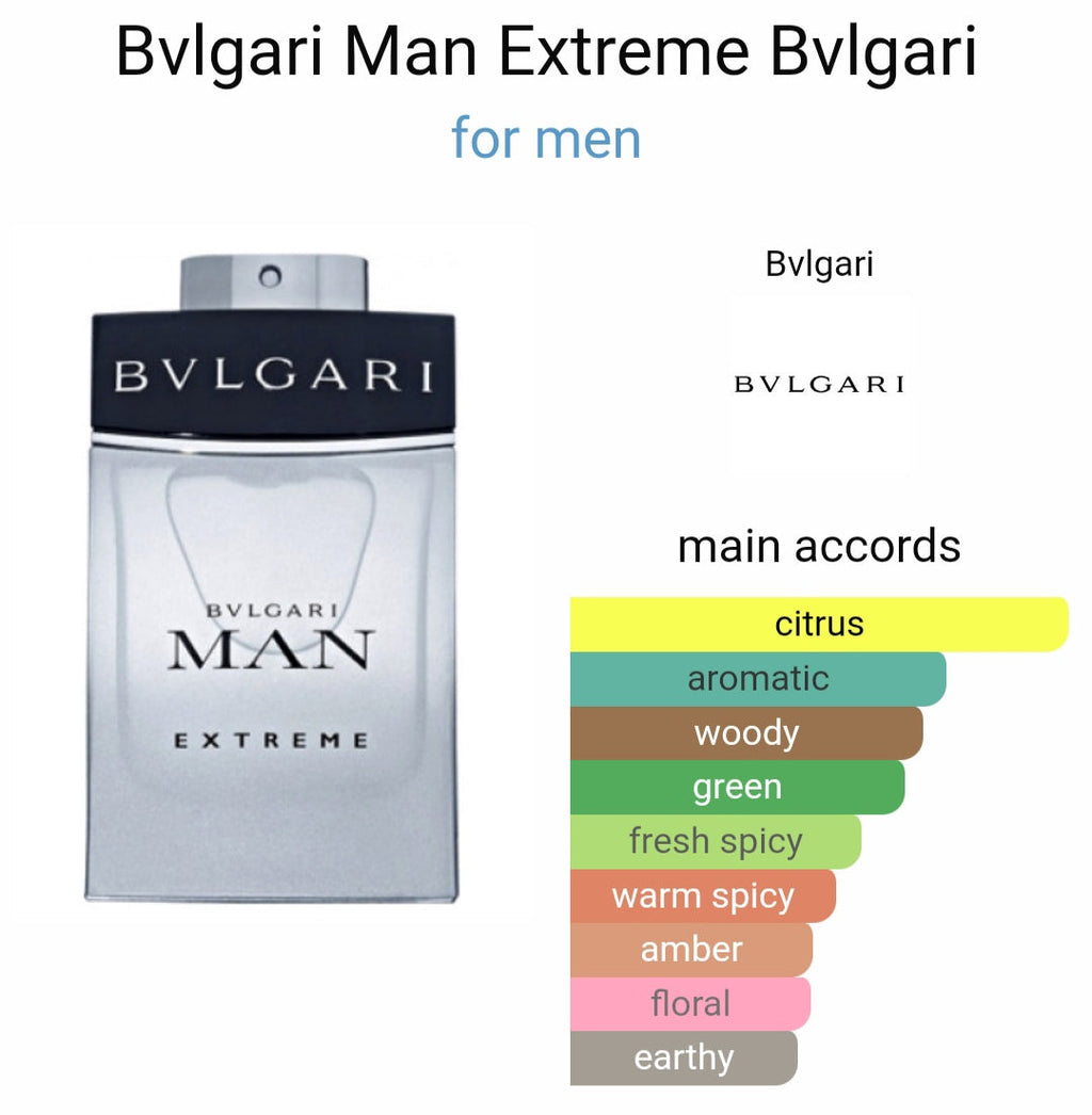 BV*GARII men ext*eme eua de toilette
