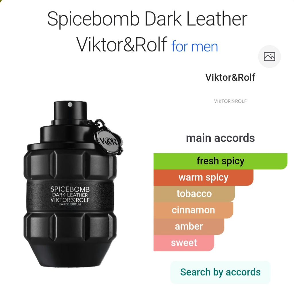 Vi*ttor & Ro*ff Spi*ebomb da*k lea*her EDP
