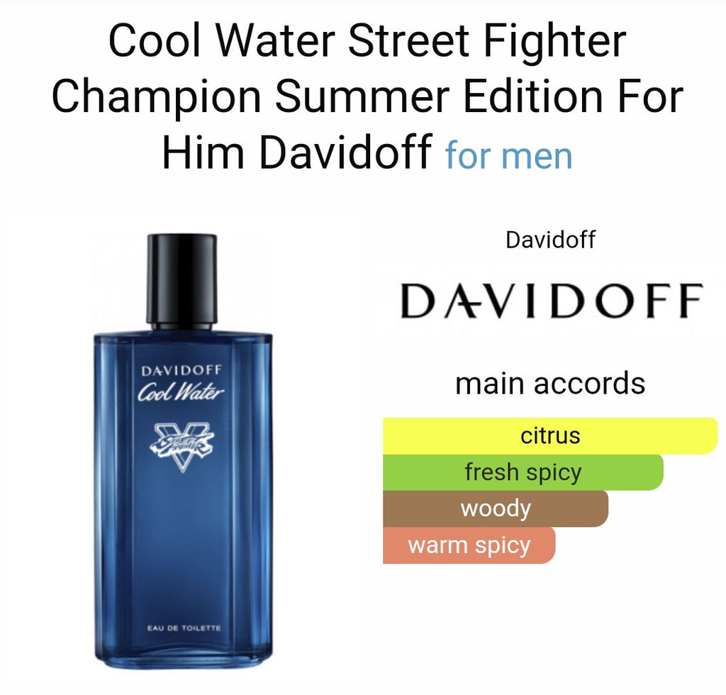D*vidoff Co*l Water S*reet fighter ch*mpion edition