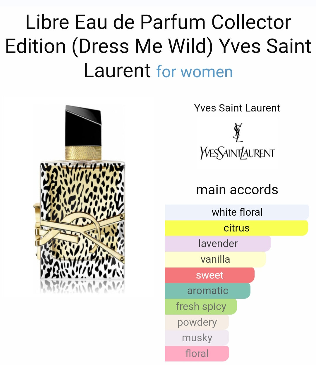 Y*l li*re collector edition Eau De Perfume
