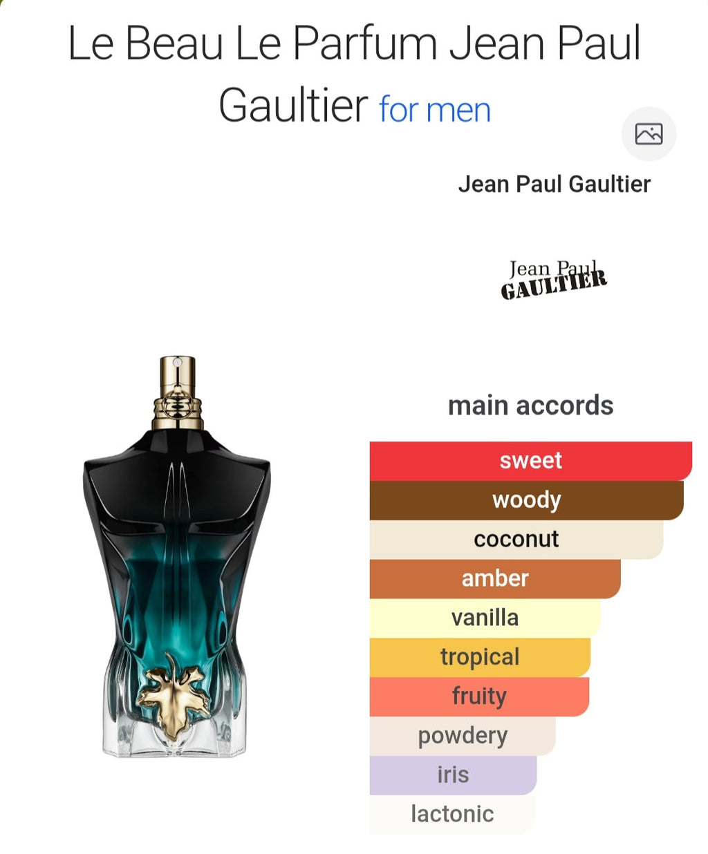 J*AN POUL GA*LTIER LE BE*U LE PARFUM EDP (PREMIUM)