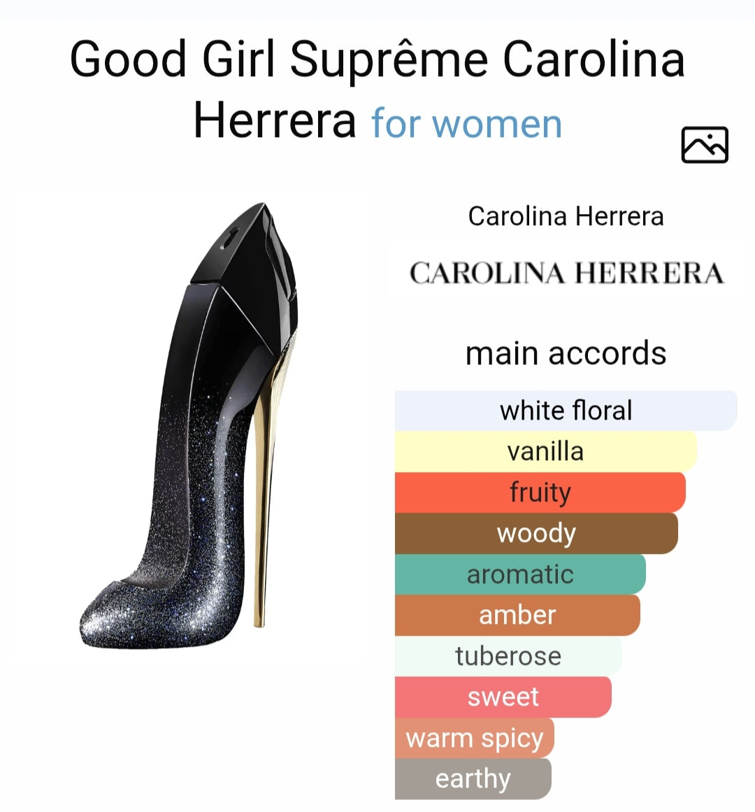 C*rolina H*rrera G*od Girl supr*me Eau De Parfum