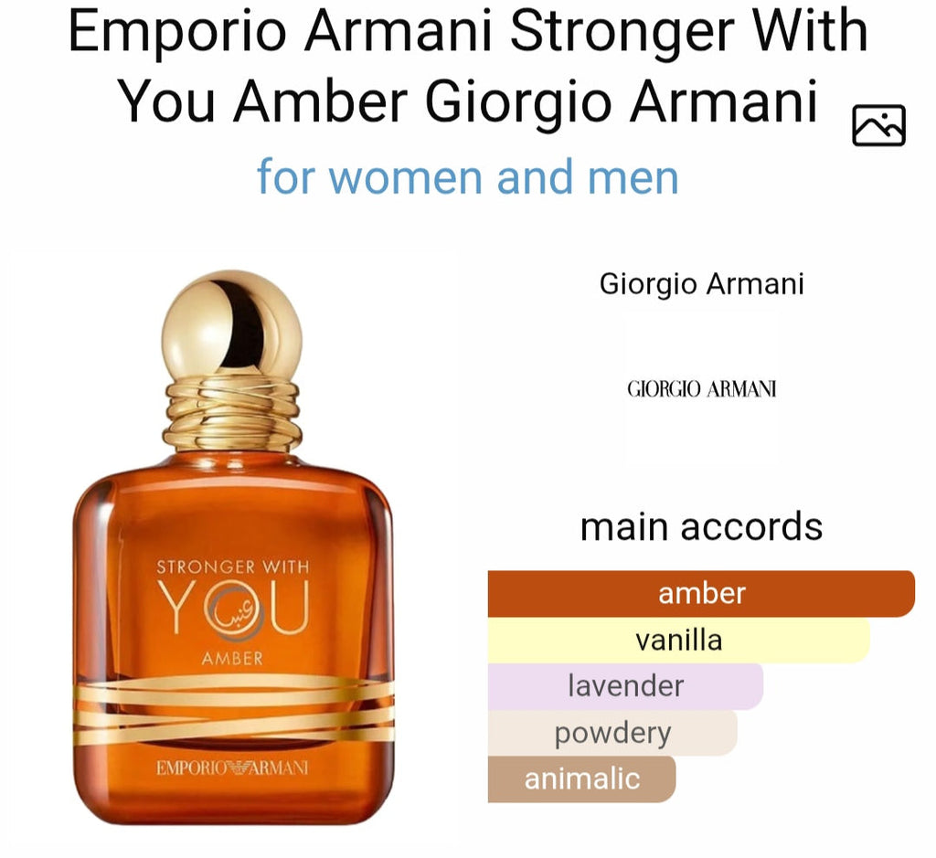 E*poorio Ar*aani Str*nger With Youu Amber EDP