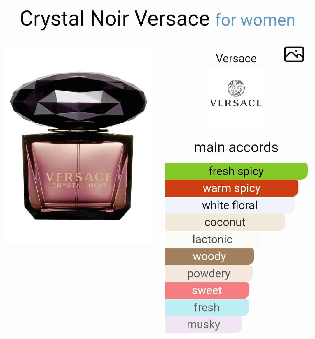 V*rsacce Cr*sstal Noir EDP